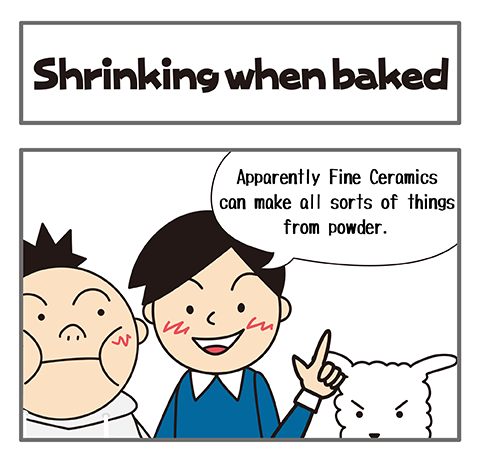 Shrinking when baked